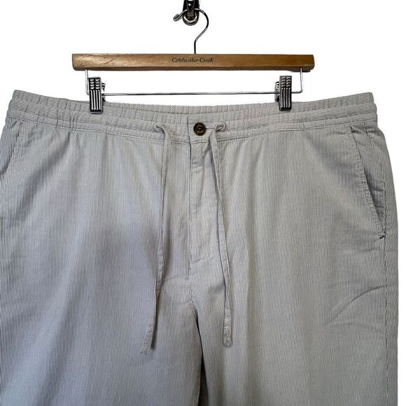 Tommy Bahama Pants Mens Sz XXL Beach Full Elastic pull on cotton Blend Blue - Picture 6 of 16